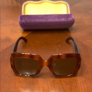 Gucci square acetate sunglasses